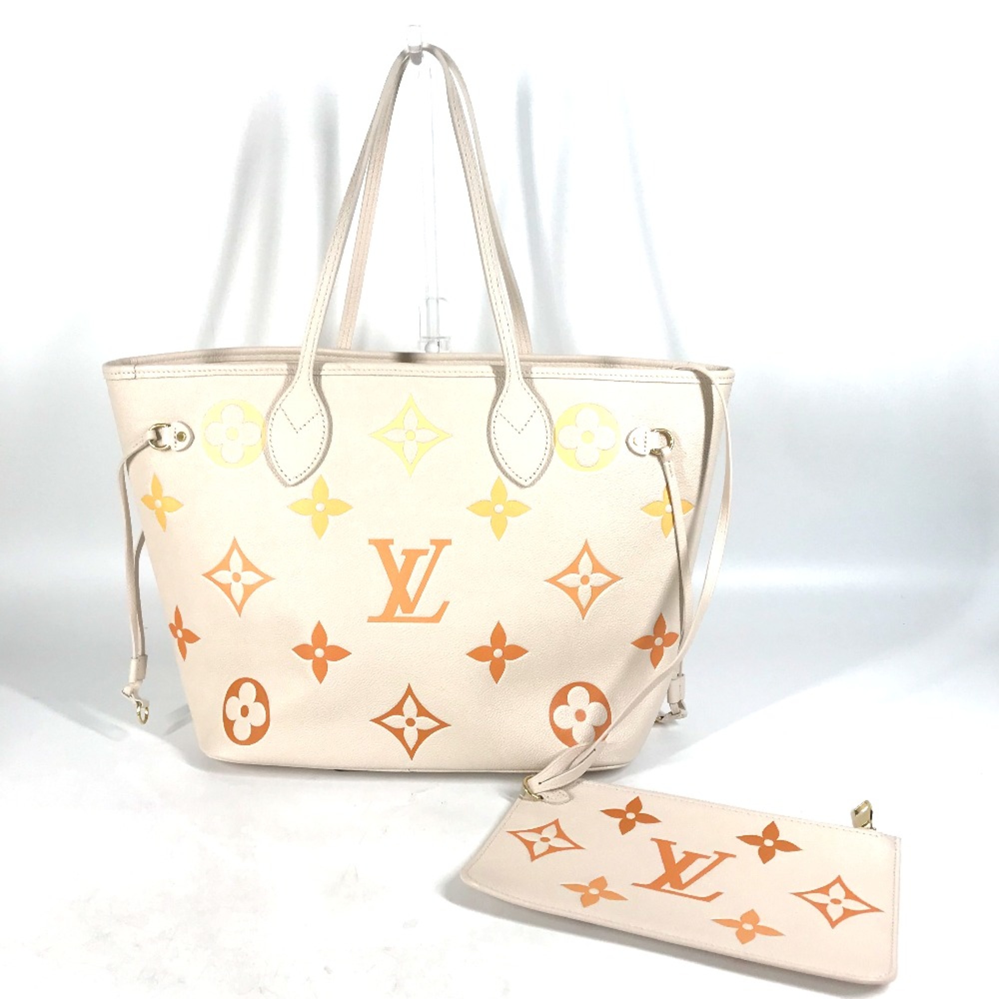 Louis Vuitton M46516 MonogramEmpreinte Shoulder Bag Shoulder Bag with Pouch Tote Bag Beige