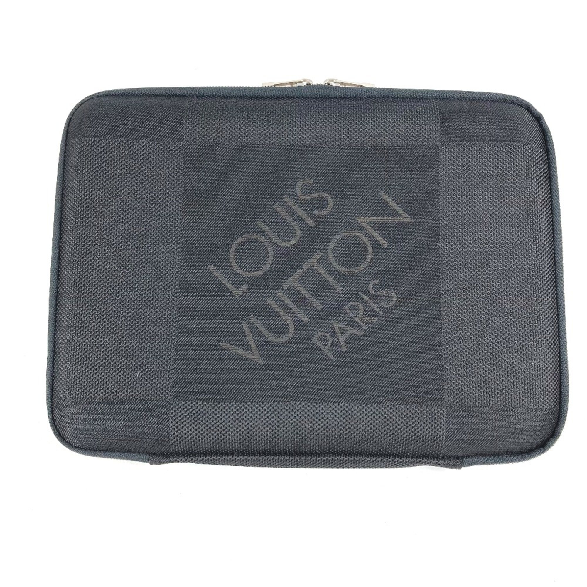 Louis Vuitton N58037 Damier Geant PC Case Clutch Bag Bag Pouch Noir Black