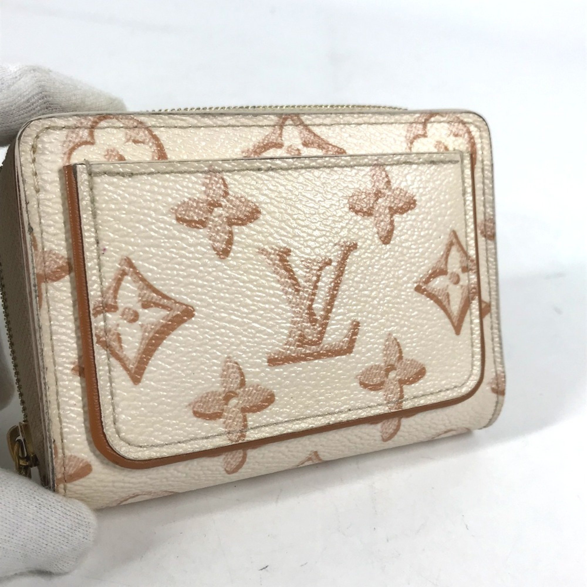 Louis Vuitton M81527 Monogram Compact wallet Folded wallet WhiteBased