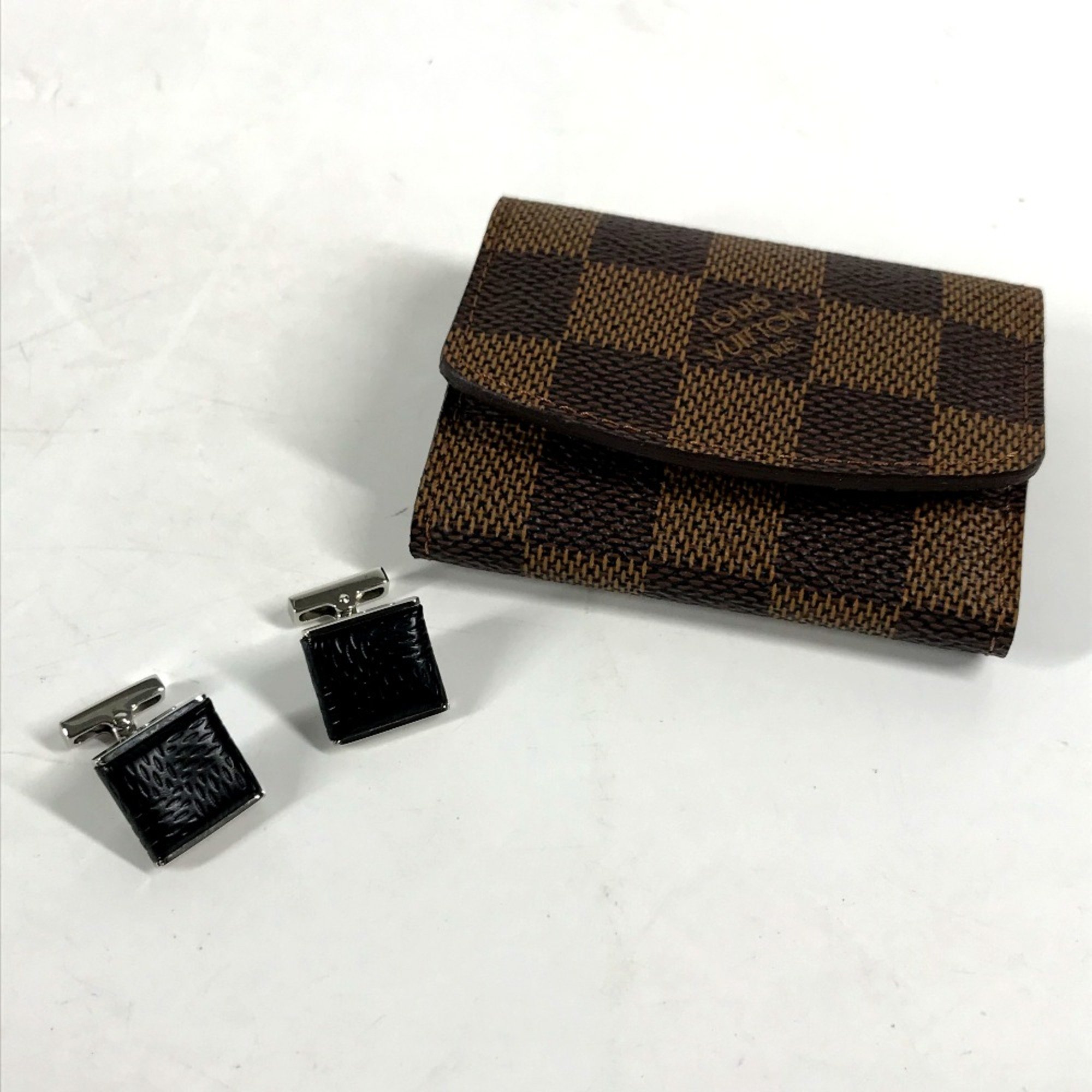 Louis Vuitton M65072 Damier With Damier case cuffs Black x Silver