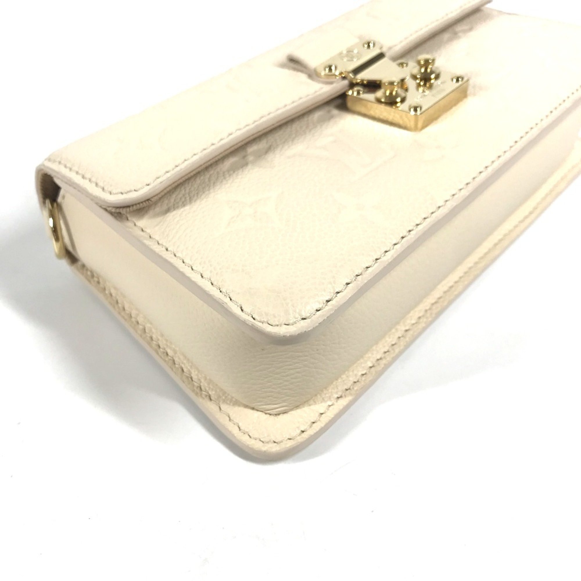 Louis Vuitton M82836 MonogramEmpreinte Pochette Crossbody bag Shoulder Bag claim Beige