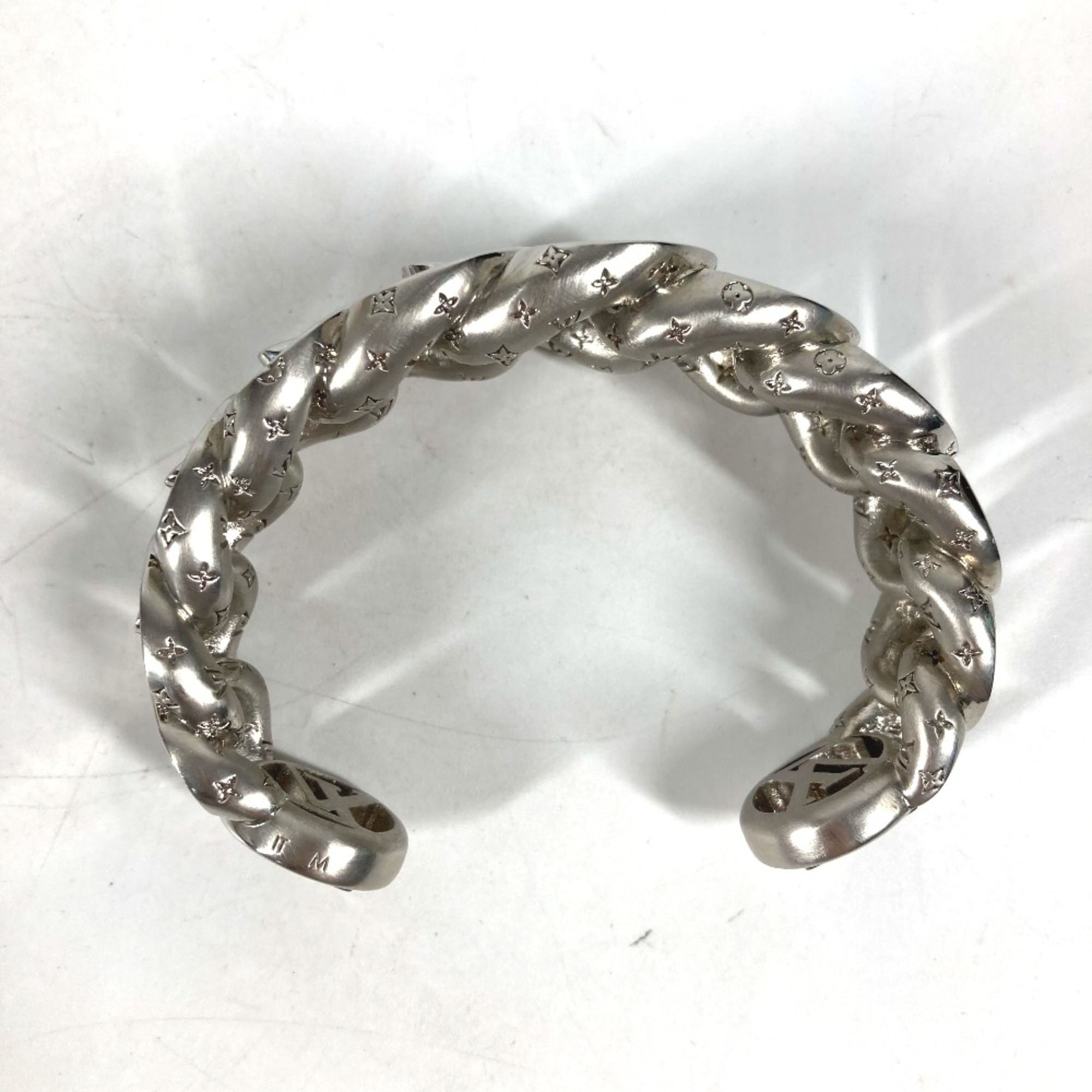 Louis Vuitton MP3011 Accessories Chain Bracelet Bangle Silver