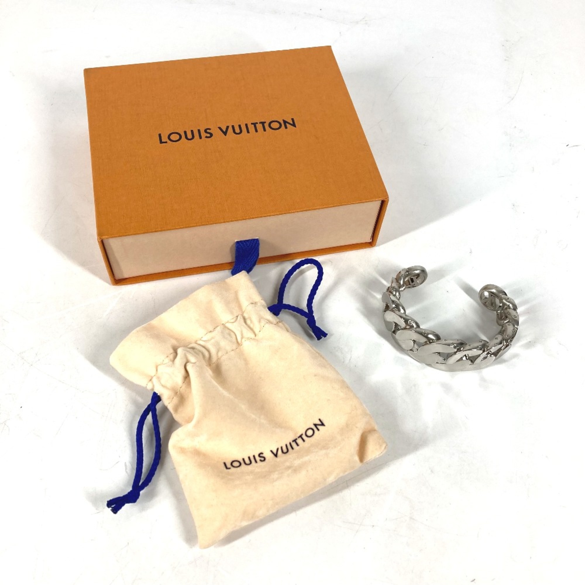 Louis Vuitton MP3011 Accessories Chain Bracelet Bangle Silver