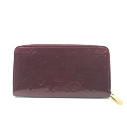 Louis Vuitton M90416 MonogramVernis Zip Around Long Wallet Amarante purple