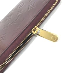 Louis Vuitton M90416 MonogramVernis Zip Around Long Wallet Amarante purple