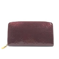 Louis Vuitton M90416 MonogramVernis Zip Around Long Wallet Amarante purple