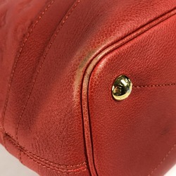 Louis Vuitton M40556 MonogramEmpreinte Shoulder Bucket with Pouch Shoulder Bag Red