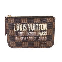 Louis Vuitton N63094 Damier Wallet Coin Compartment Key Chain coin purse Brown