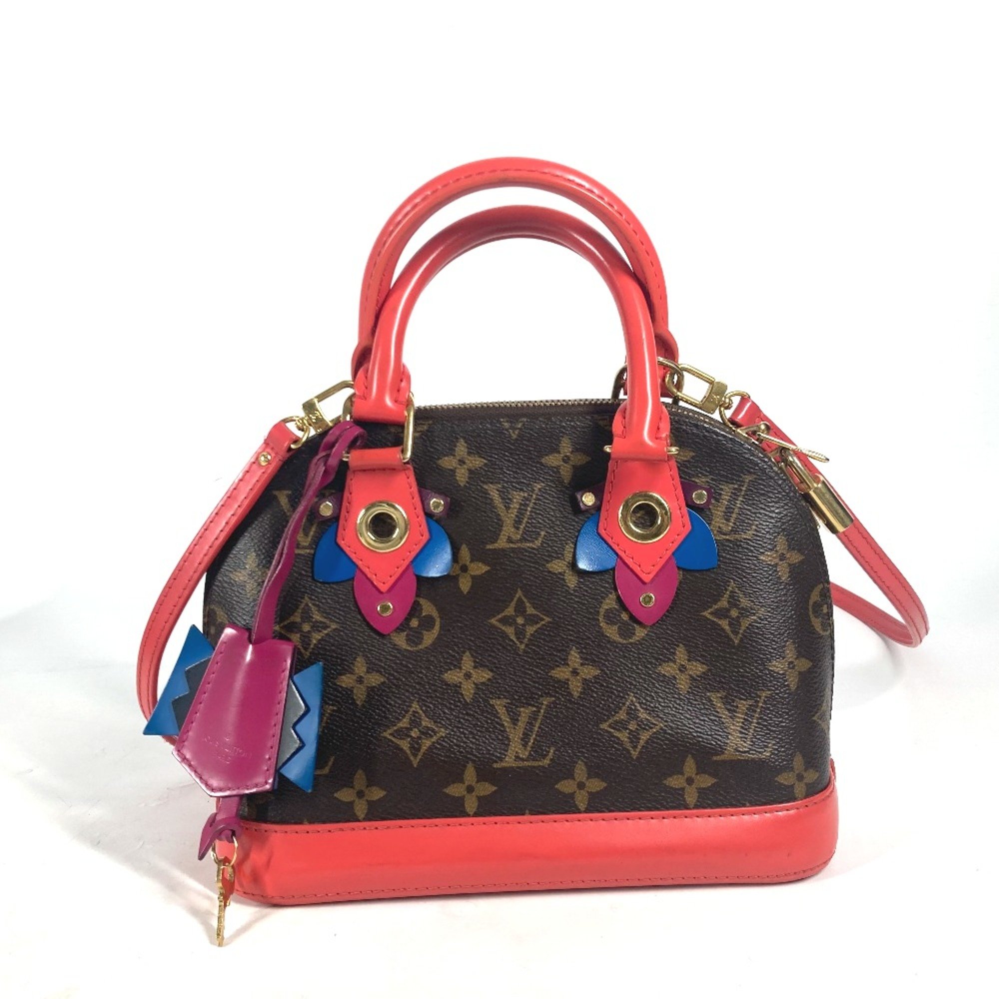 Louis Vuitton M41659 Monogram totem 2WAY Bag Shoulder Bag Bag Crossbody Hand Bag Flamingo Brown pink