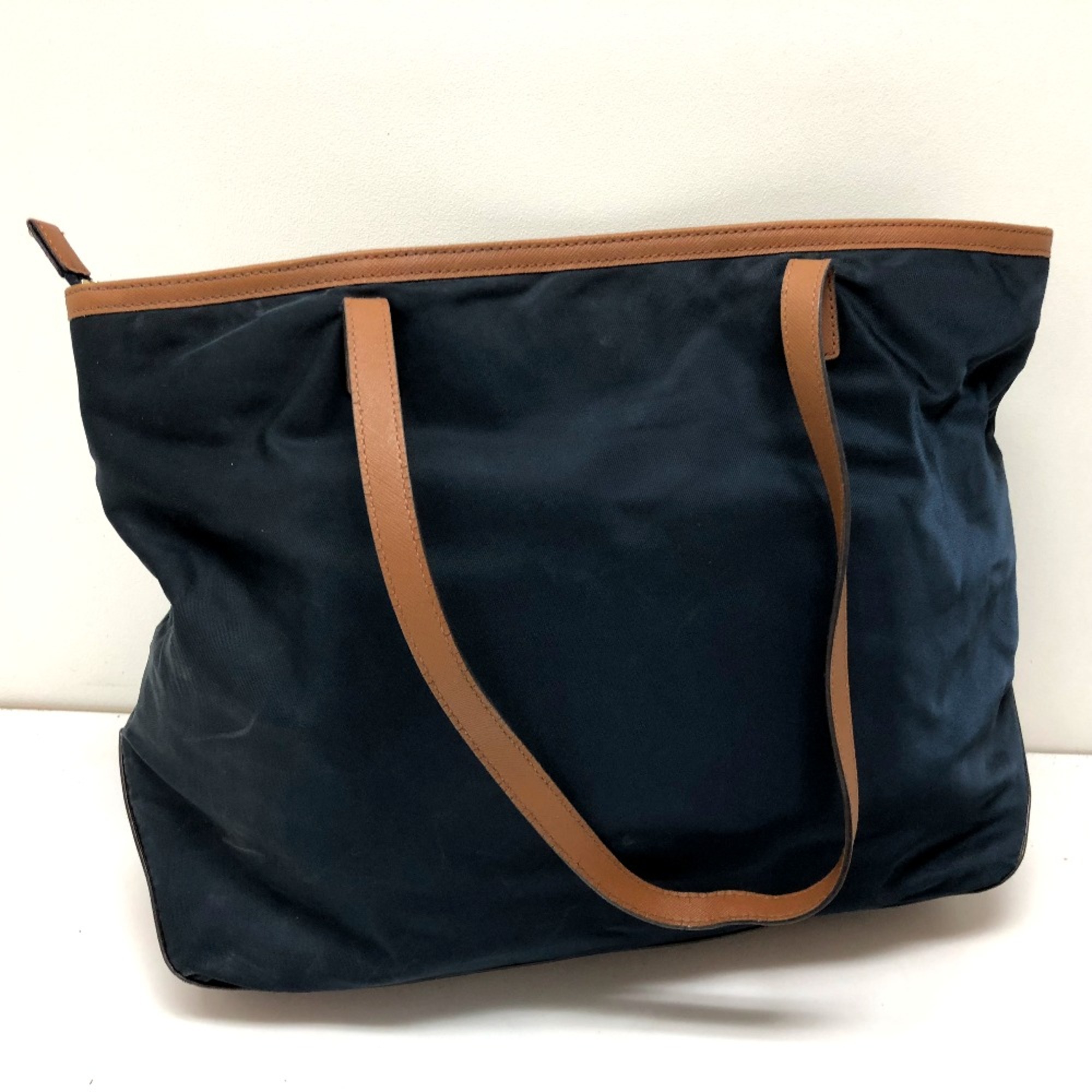 Michael course Bag Tote Bag Shoulder Bag Navy Brown