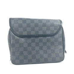 Louis Vuitton N41419 Damier Graphite Flap multi-purpose pouch Pouch Black