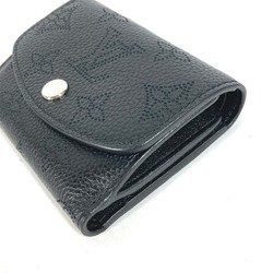 Louis Vuitton M67498 Mahina Compact wallet Trifold wallet Noir Black