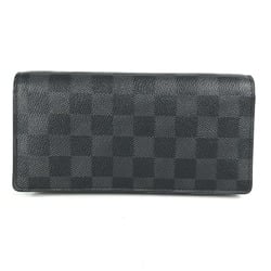 Louis Vuitton N62665 Damier Graphite long wallet bifold Long Wallet Black