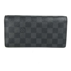 Louis Vuitton N62665 Damier Graphite long wallet bifold Long Wallet Black