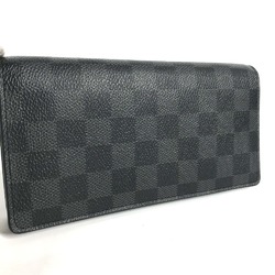 Louis Vuitton N62665 Damier Graphite long wallet bifold Long Wallet Black