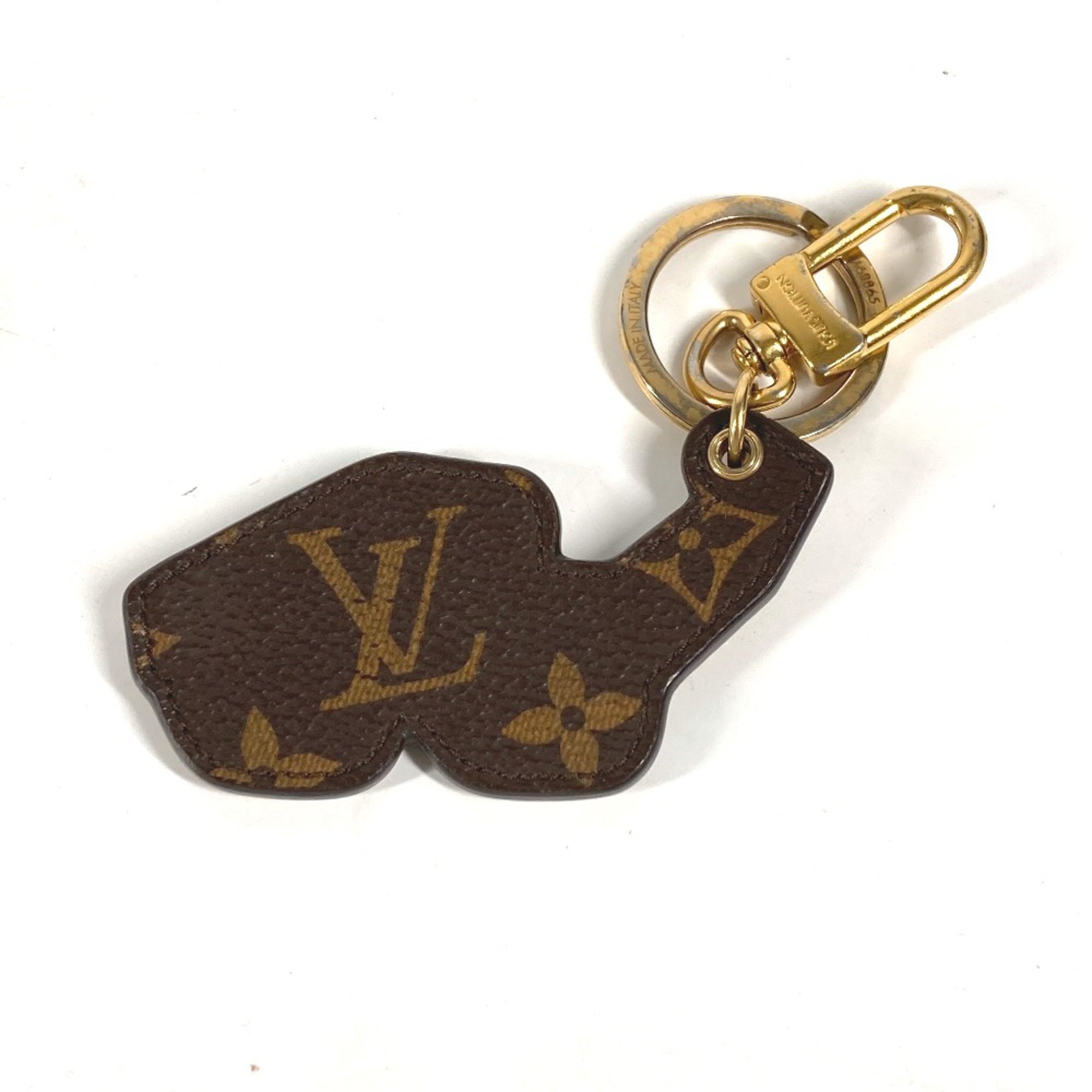 Louis Vuitton M68865 Glasses Eyewear Sunglasses Key Holder Bag Charm charm GoldxRed