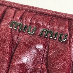 Miu Miu Materasse Bag Pouch Purple Red Based