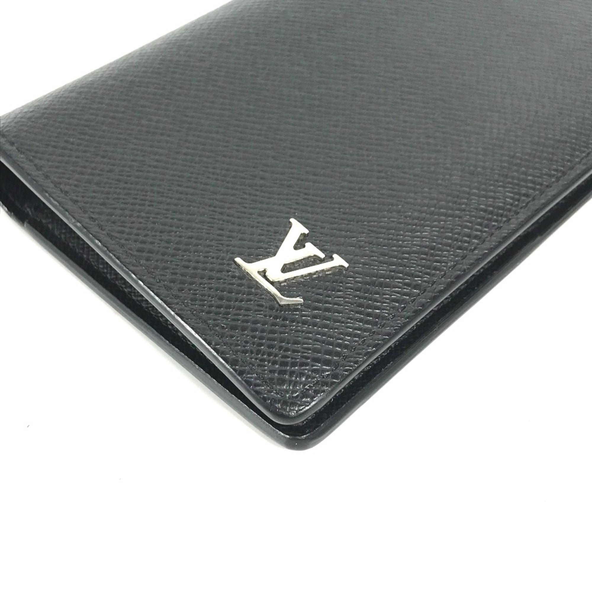 Louis Vuitton M30501 Taiga Long wallet Long Wallet Ardoise Black