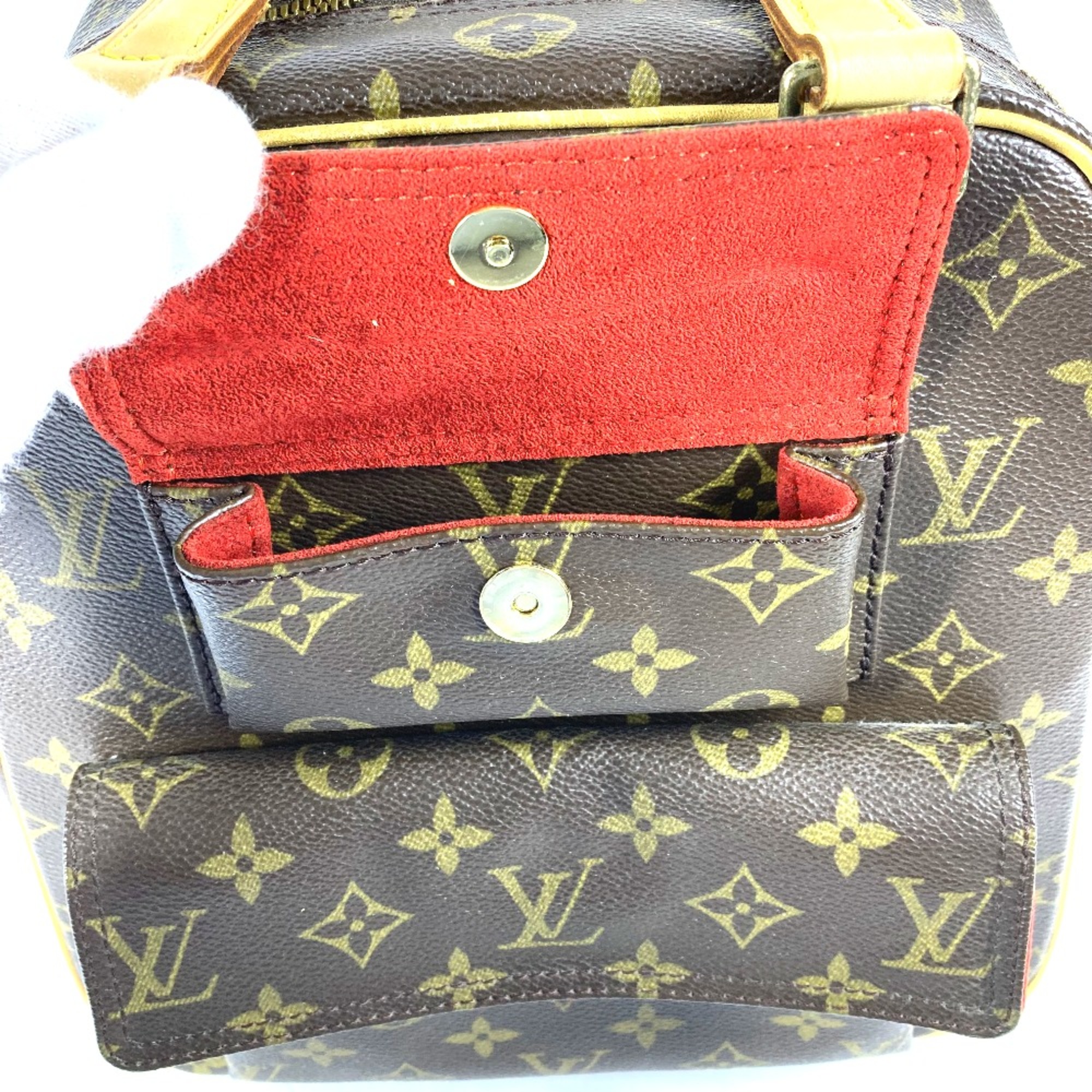 Louis Vuitton M51161 Monogram Hand Bag Brown