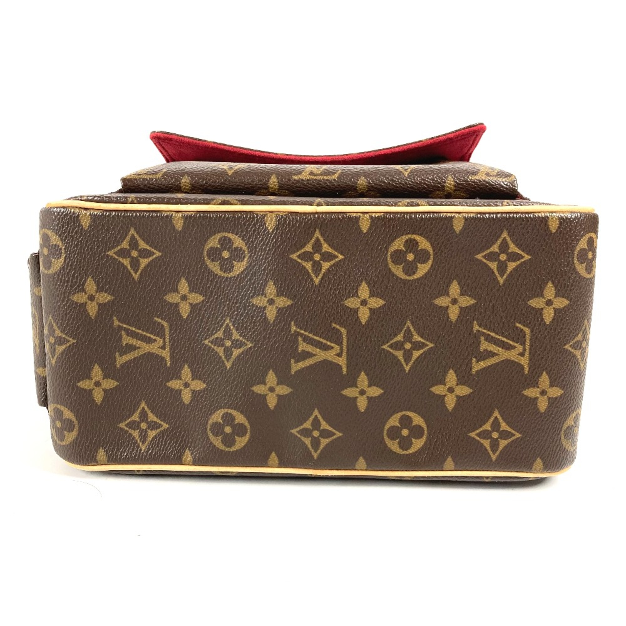 Louis Vuitton M51161 Monogram Hand Bag Brown