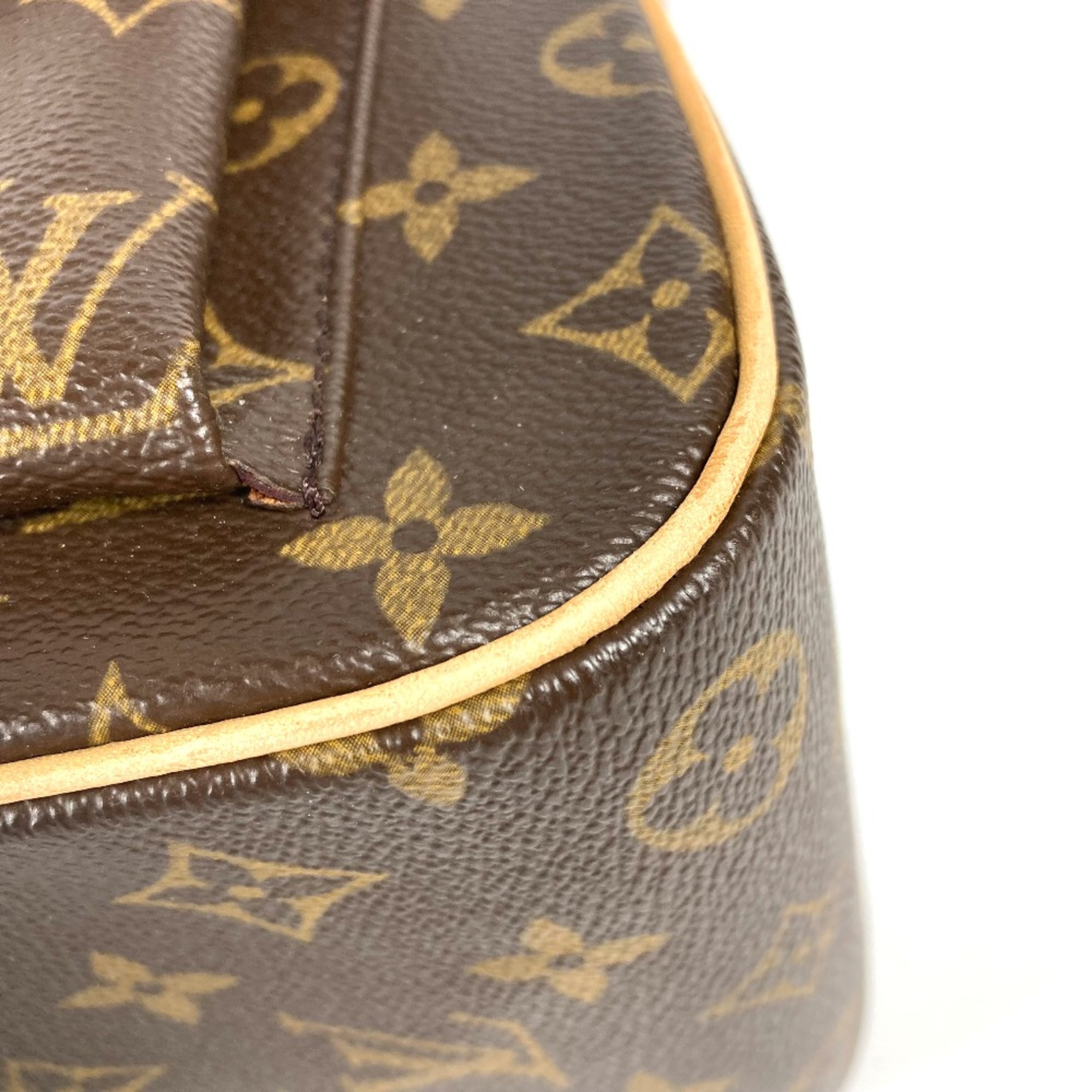 Louis Vuitton M51161 Monogram Hand Bag Brown