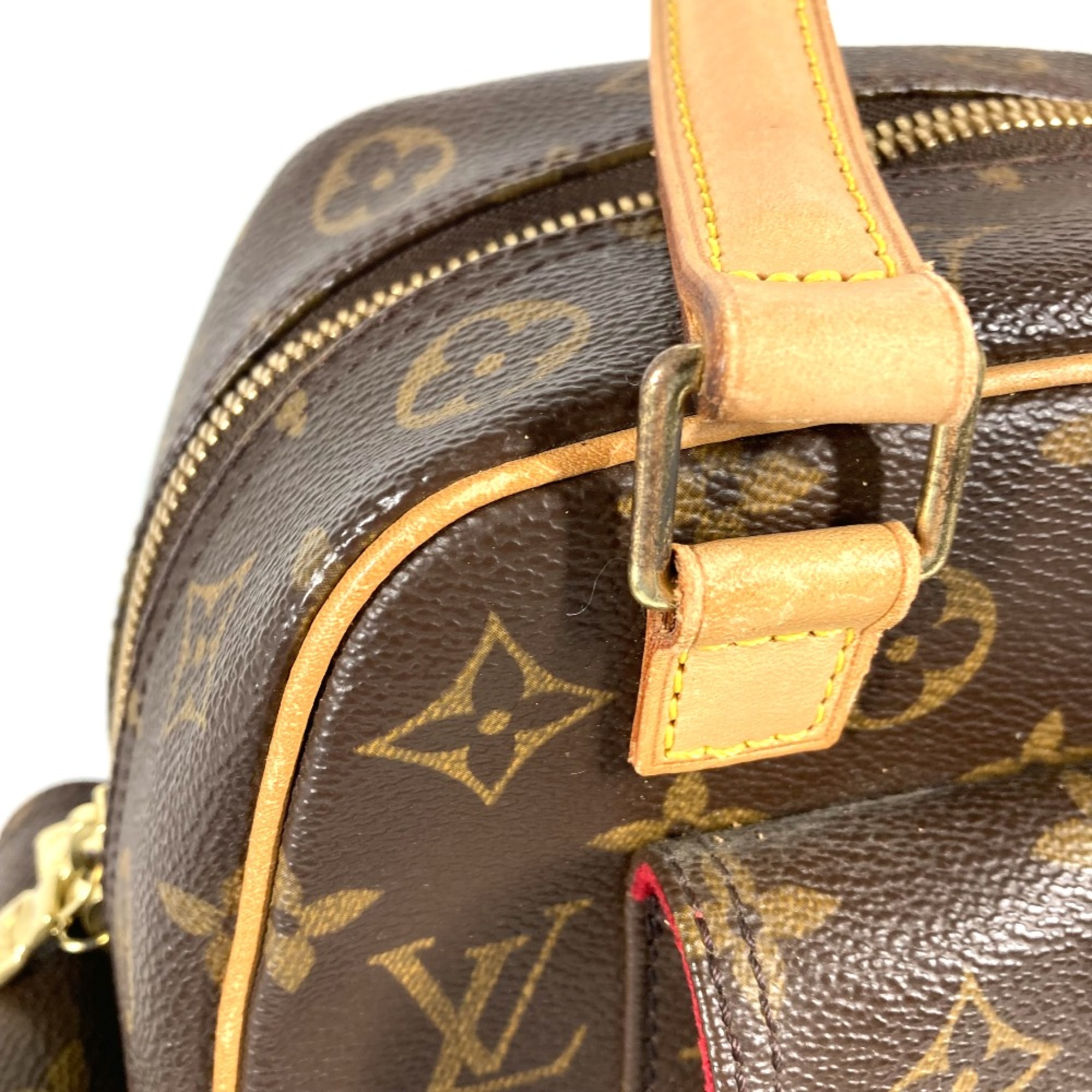 Louis Vuitton M51161 Monogram Hand Bag Brown