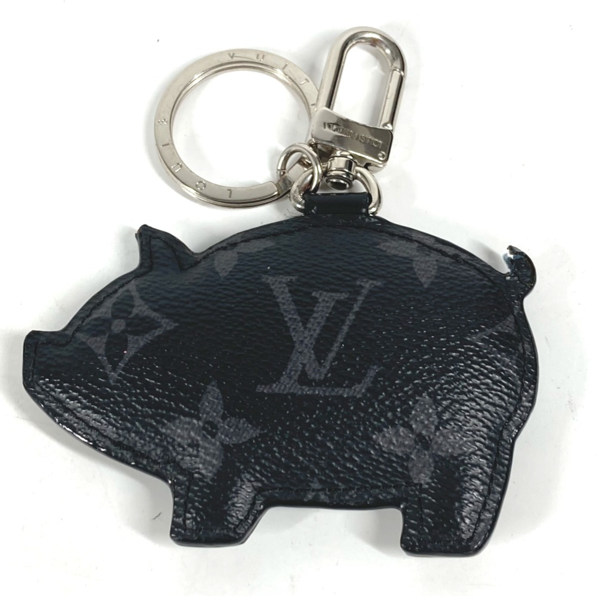 Louis Vuitton MP1994 MonogramEclipse Key Holder Key Ring charm Black