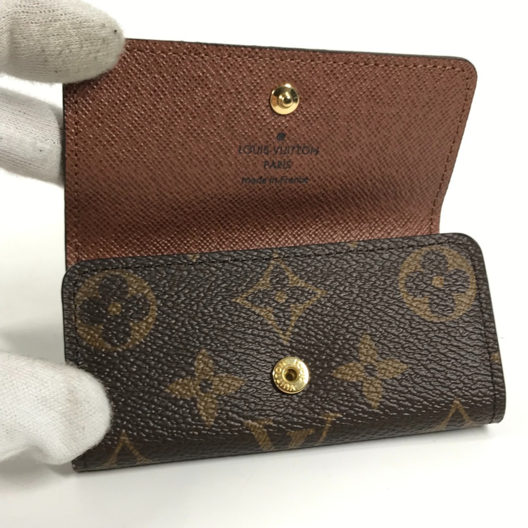 Louis Vuitton M69517 Monogram 4-Key Key Case Key Case Brown