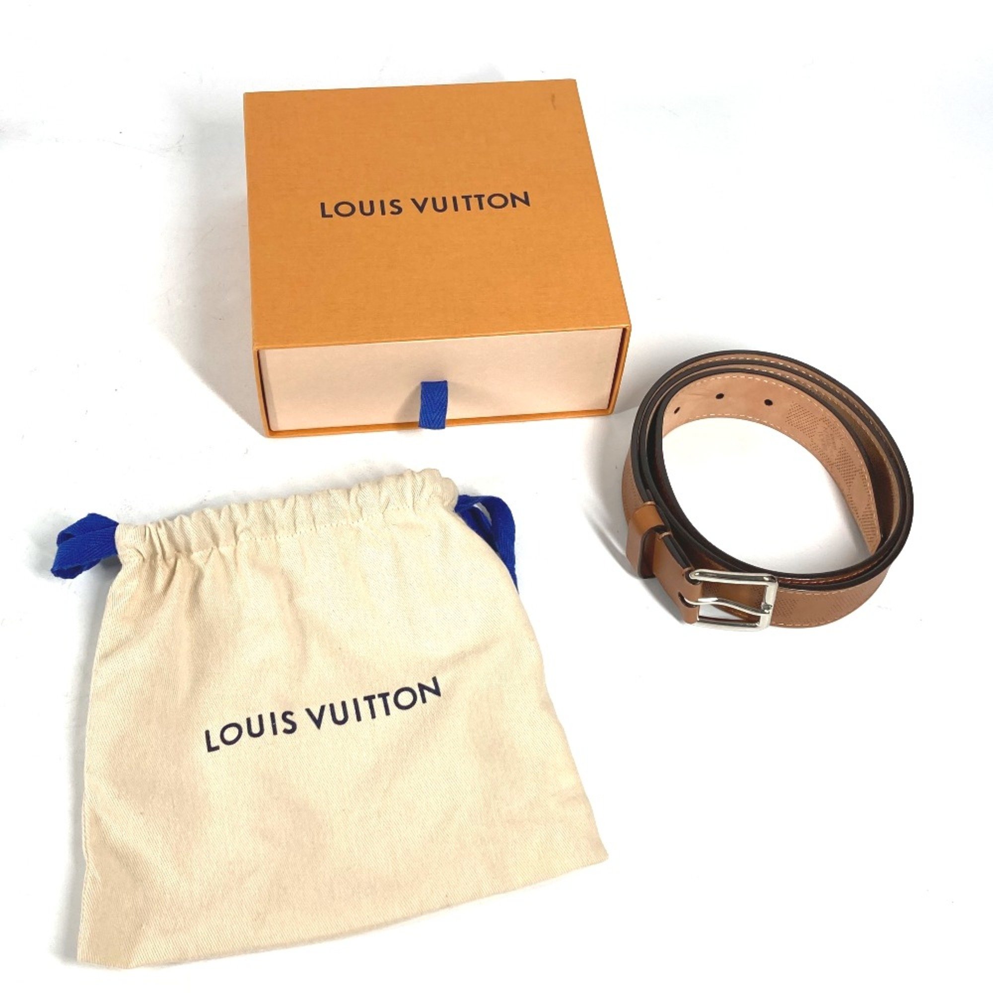 Louis Vuitton MP117U Damier belt Brown