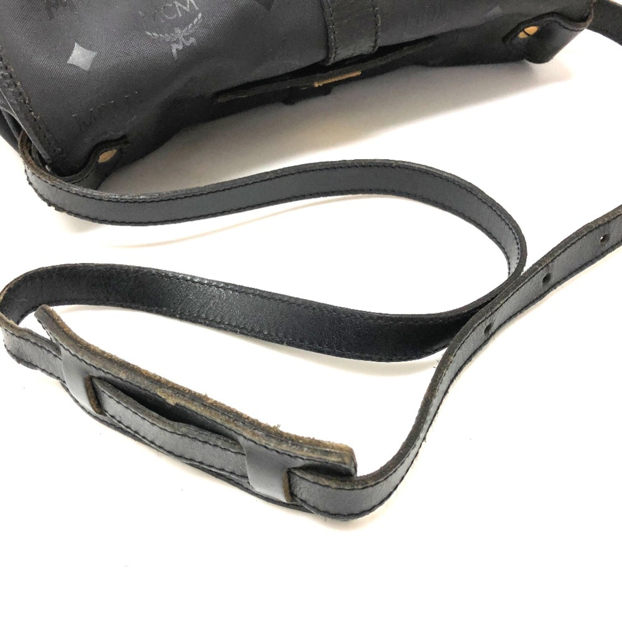 MCM Crossbody bag messenger bag Shoulder Bag Black