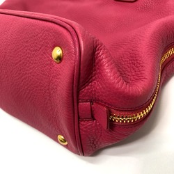 PRADA BN1713 logo Bag 2WAY Hand Bag pink GoldHardware