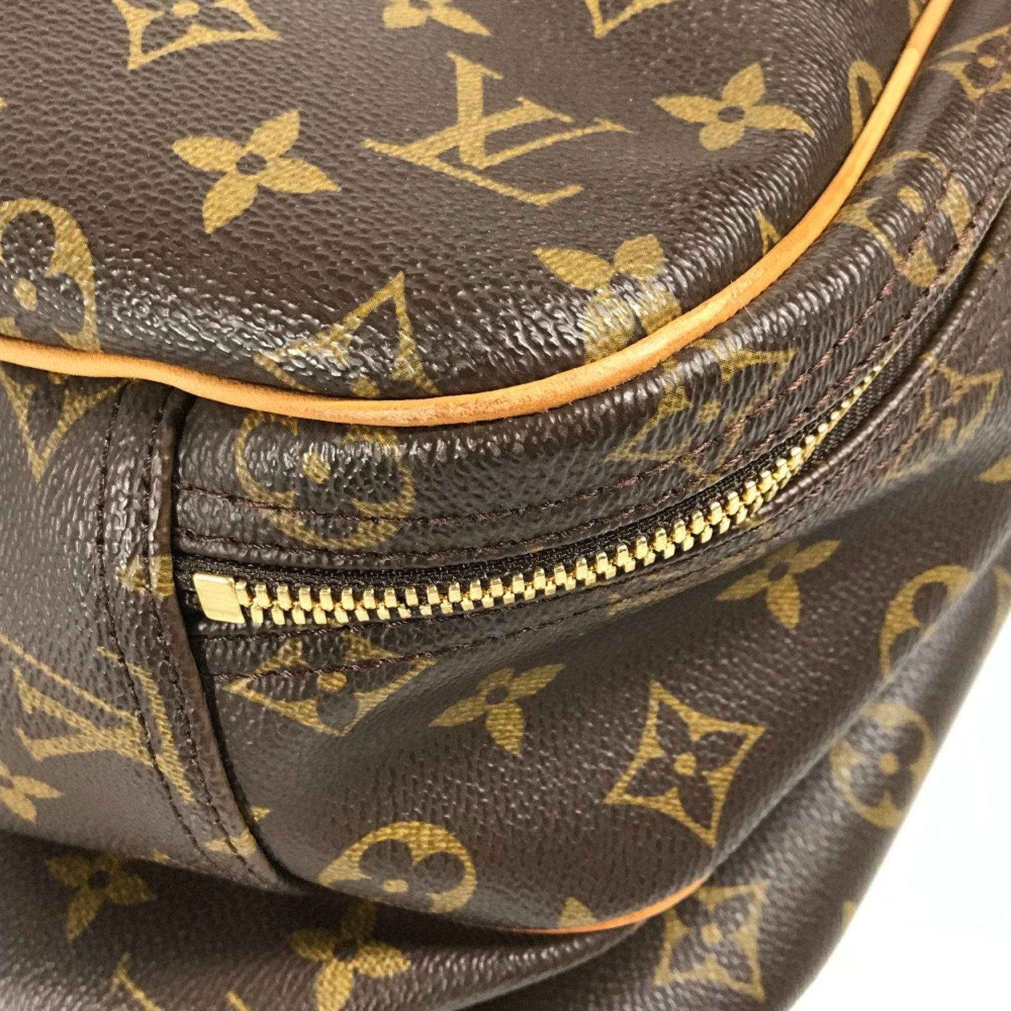 Louis Vuitton M41399 Monogram 2WAY bag Shoulder Bag Duffle Bag Brown