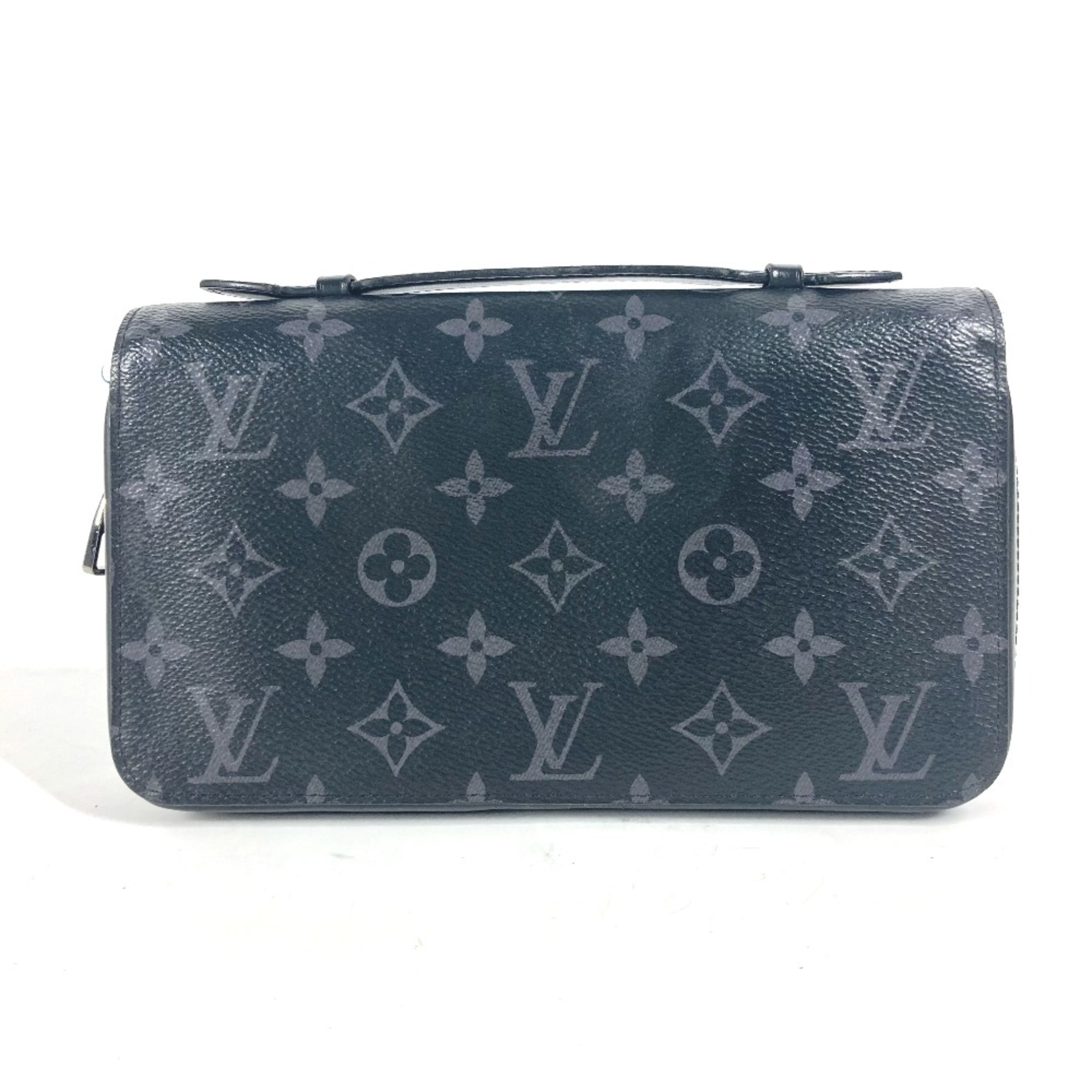 Louis Vuitton M61698 MonogramEclipse Bags Hand Bag Travel Cases Long Wallet Black