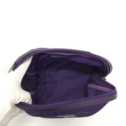 PRADA Triangle logo Cosmetics Pouch Pouch purple