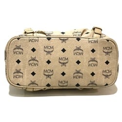 MCM MWP 1SVI12 IG001 Logogram 2WAYShoulder Bag Hand Bag Beige Beige x Black GoldHardware