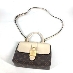 Louis Vuitton M44653 Monogram 2WAY Bag Shoulder Bag Hand Bag claim White Brown