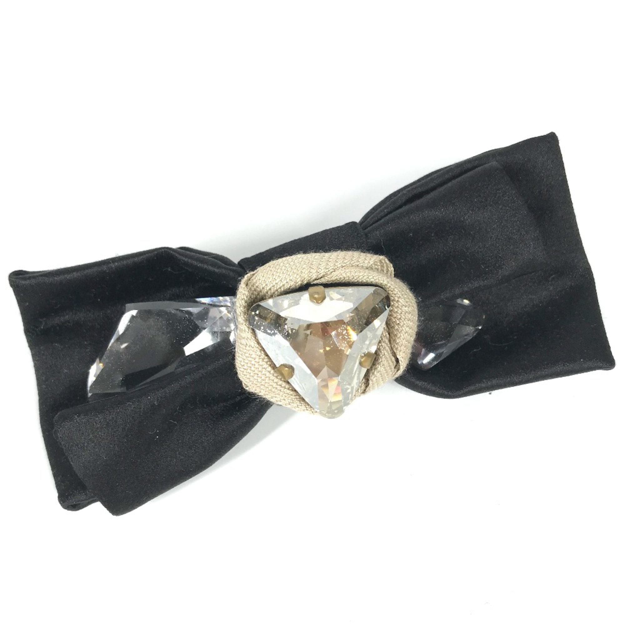 Miu Miu 5AJD36 Accessories Brooch Black