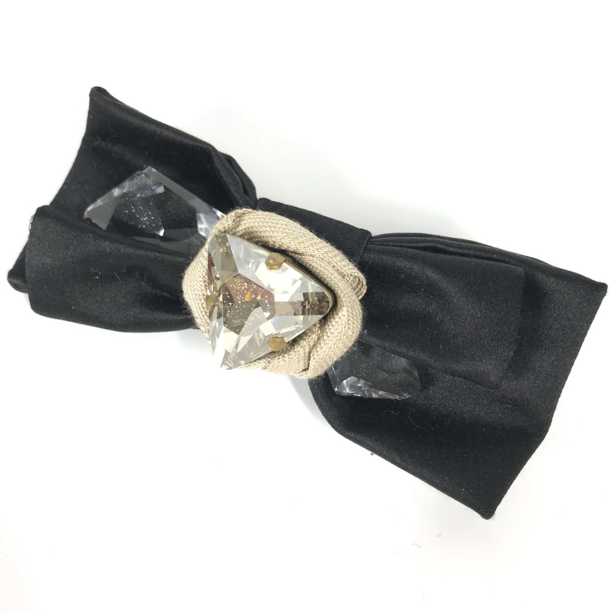 Miu Miu 5AJD36 Accessories Brooch Black