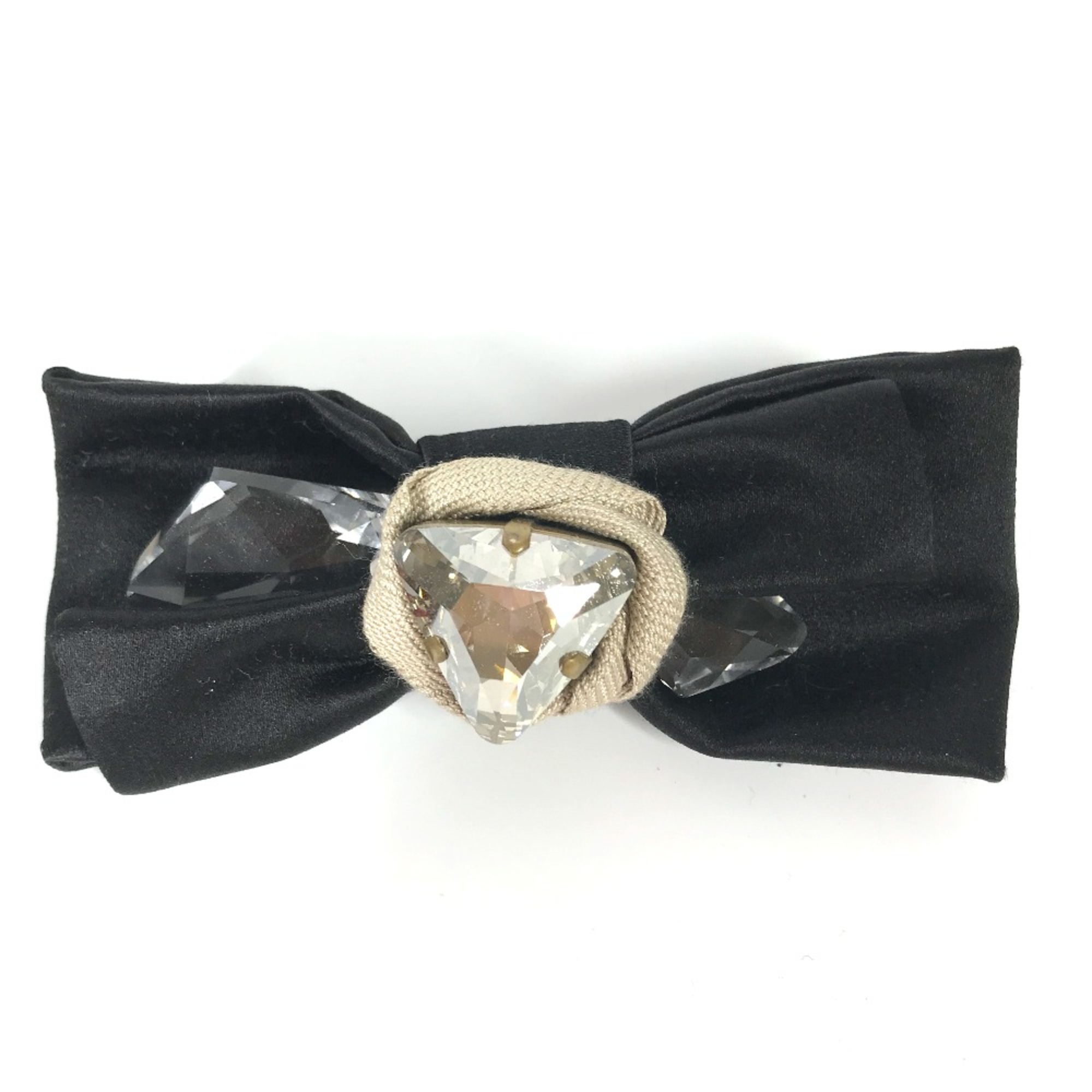 Miu Miu 5AJD36 Accessories Brooch Black