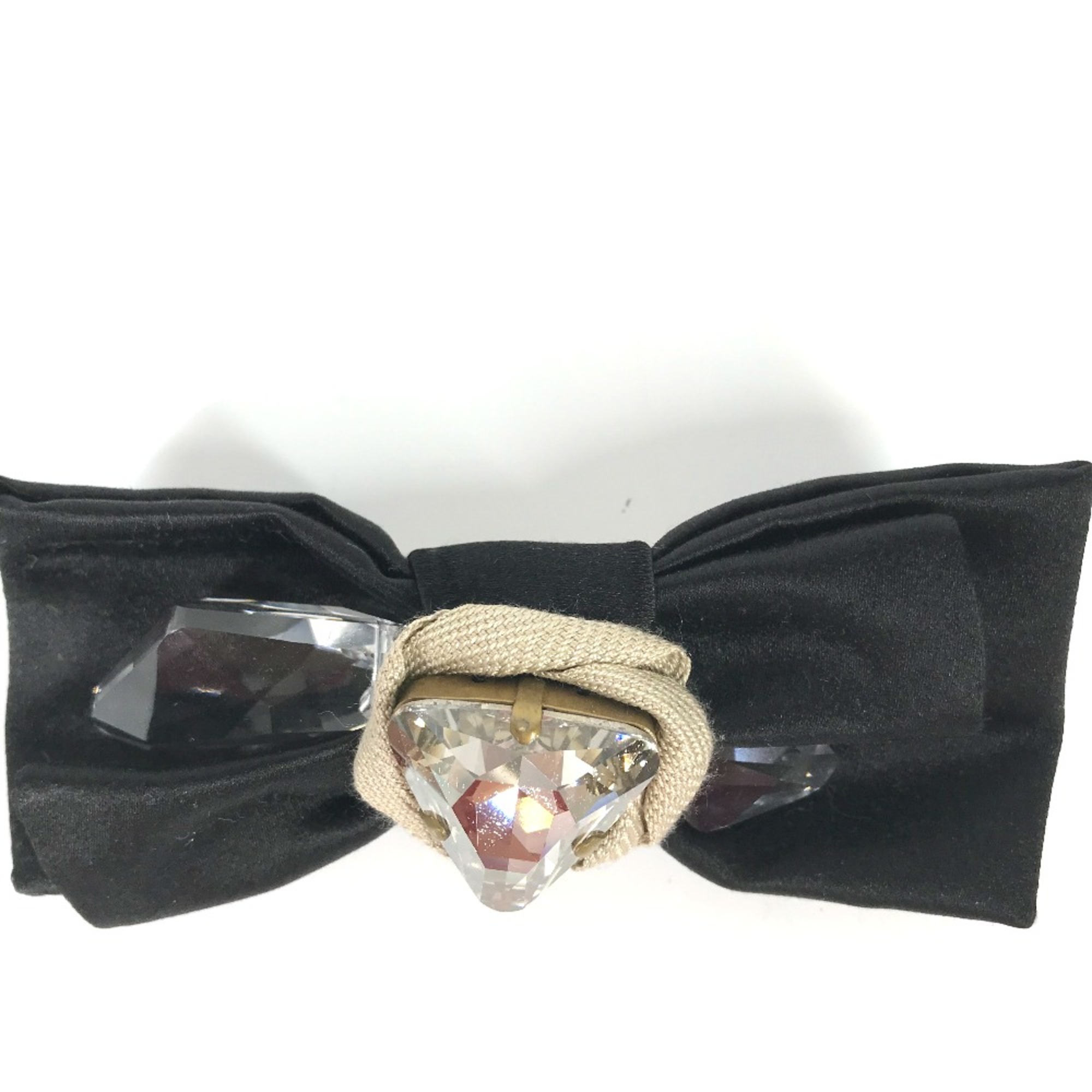 Miu Miu 5AJD36 Accessories Brooch Black