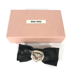 Miu Miu 5AJD36 Accessories Brooch Black