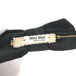 Miu Miu 5AJD36 Accessories Brooch Black