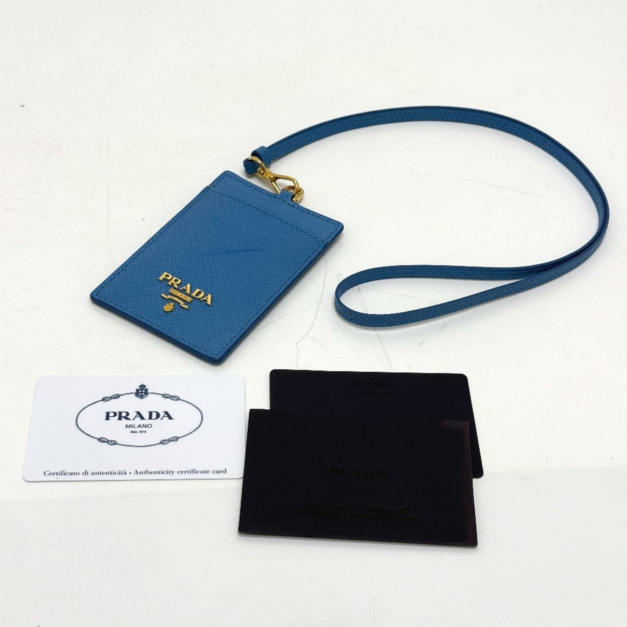 PRADA IMC007 Pass case blue