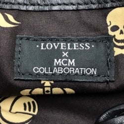 MCM LOVELESS collaboration Bag Shoulder Bag Tote Bag White Black White