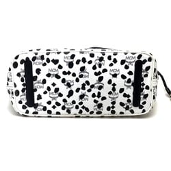 MCM LOVELESS collaboration Bag Shoulder Bag Tote Bag White Black White