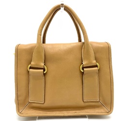 PRADA logo 2WAY Shoulder Bag Hand Bag Beige