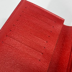 Louis Vuitton Monogram Two fold Long Wallet Coklico Red