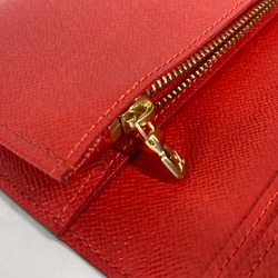 Louis Vuitton Monogram Two fold Long Wallet Coklico Red