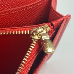 Louis Vuitton Monogram Two fold Long Wallet Coklico Red