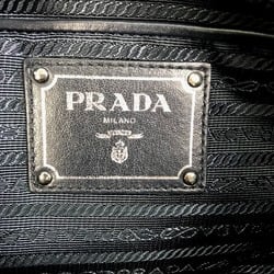 PRADA BN1841 logo Bag Tote Bag Hand Bag Navy